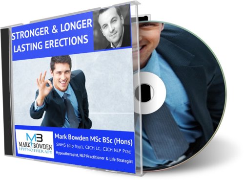 Stronger & Longer Lasting Erections Hypnotherapy CD - When your thoughts and mind is blocking your erections or stopping