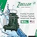 Zoeller M57 Mighty-Mate Submersible Sump Pump - 3/10 HP Cast Iron - 9′ Cord — Vertical Float - 1.5″ Discharge - Factory-Tested - Basement Sump Pump - 115V