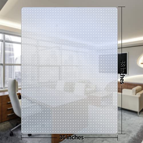 Office Clear Chair Mat For Low Pile Carpet,36 * 48 Inches Transparent Pvc Studded Desk Chair Mat,Protection Mat For Office Or Home,Slip Resistant, Easy To Clean,Rectangular #TOP5