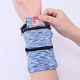 Borsa da Polso, Portafoglio da Polso con Cerniera Adatto per Corsa, Passeggiata, Escursione, Passaggiata con Cane, Bicicletta, Yoga ecc.