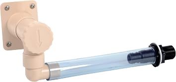 EDA - CAPTEAU Square Gutter Manifold Kit - Water Collector Accessory - Beige, 20