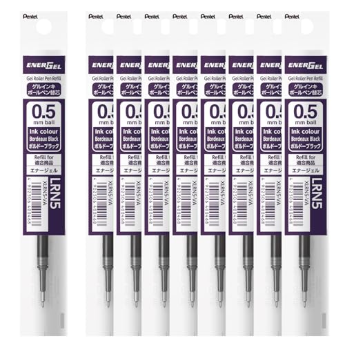 Évitez les bavures avec les recharges EnerGel Black Colors XLRN5-VA 0.5