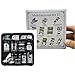 Presser Feet Set 11Pcs Snap On Sewing Machine Foot for Brother Singer Janome Babylock Kenmore Low Shank Sewing Machine Use