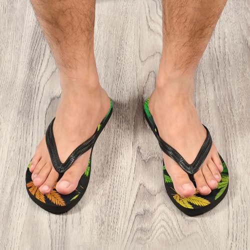 Summer Leaf Men's & Women's Classical Beach Rubber Sandal Flip Flop Comfortable Slipper 214B27544