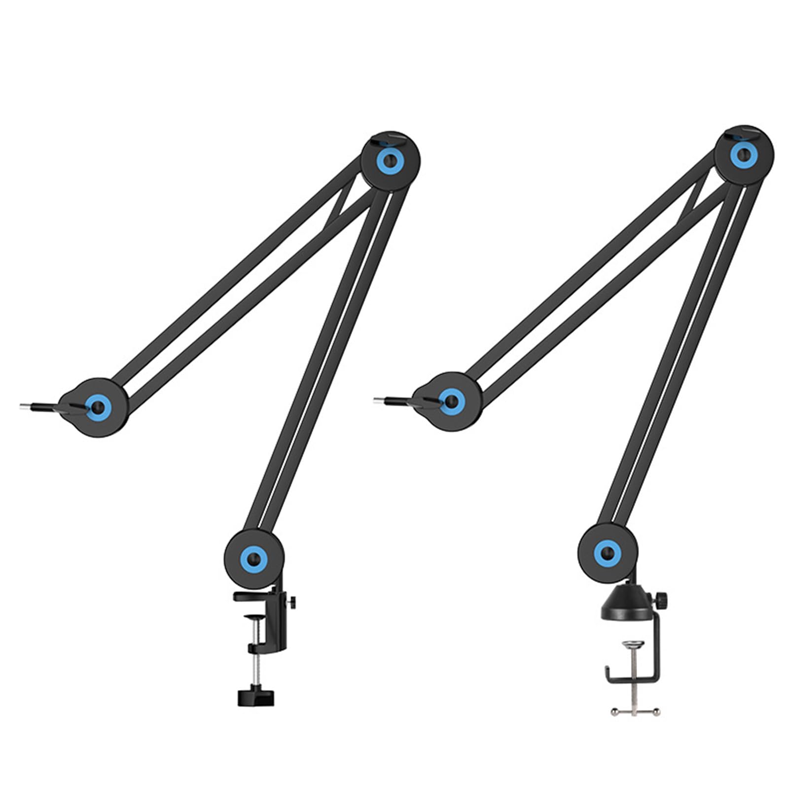 Desktop Mikrofonarmhalter mit 360-Grad Drehung und sicherer Montageklemme für Live Streaming Heimstudiogeräte Desktop Mikrofonarm