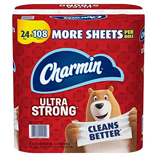 Image of Charmin Ultra Strong Toilet Paper 24 Mega Plus Roll
