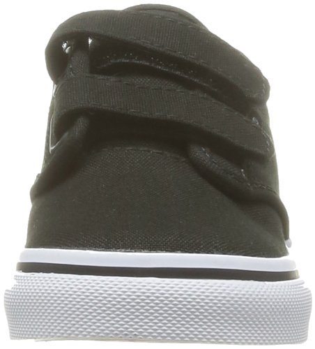 Vans Vans Boy's Crawling Baby Sneakers Shoes, Black Canvas Black White, 5.5