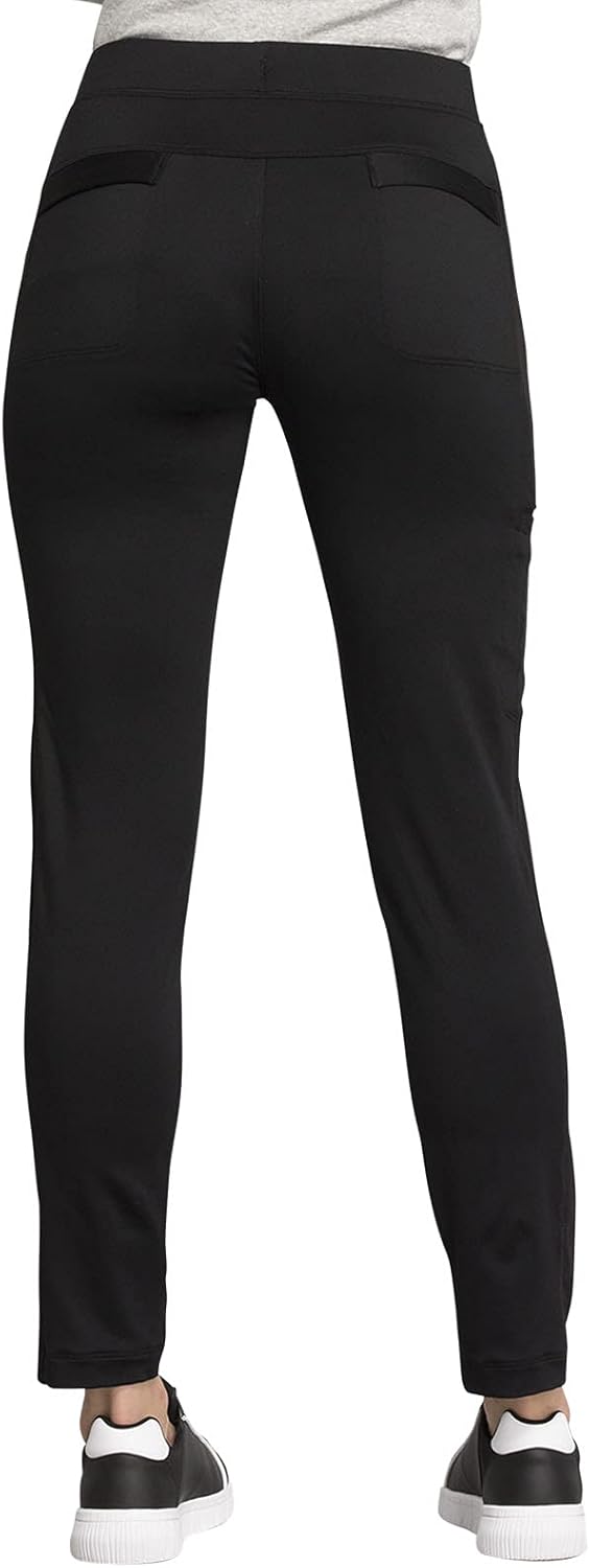 Cherokee Statement Women Scrubs Pant Mid Rise Tapered Leg Drawstring CK055