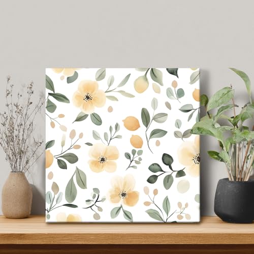 Spring Vintage Style Flowers Canvas Wall Art Oil Painting Canvas