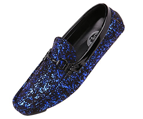 Amali Monty Metallic Splatter Driving Loafers - Slip On Moccasins for Men - Dress & Casual Shoes product thumbnail 6