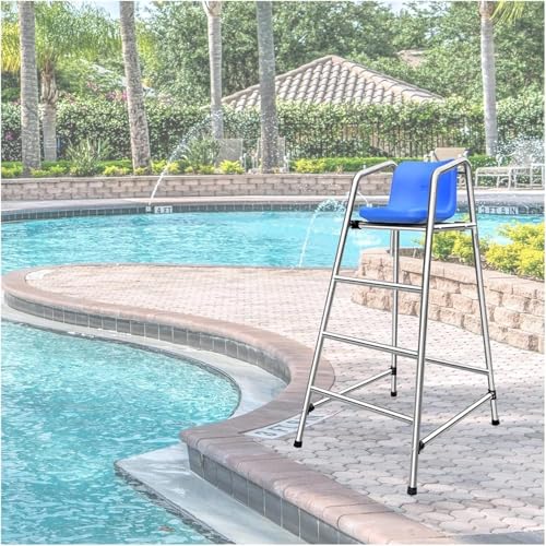 Silla para socorrista 150 cm de acero inox miniatura 1