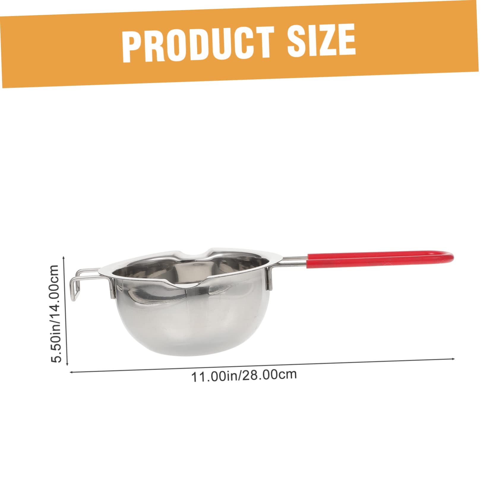 GRIRIW -in-one Melting Pot Set Melt Cheese Chocolate Stainless Steel Pot for Cooking