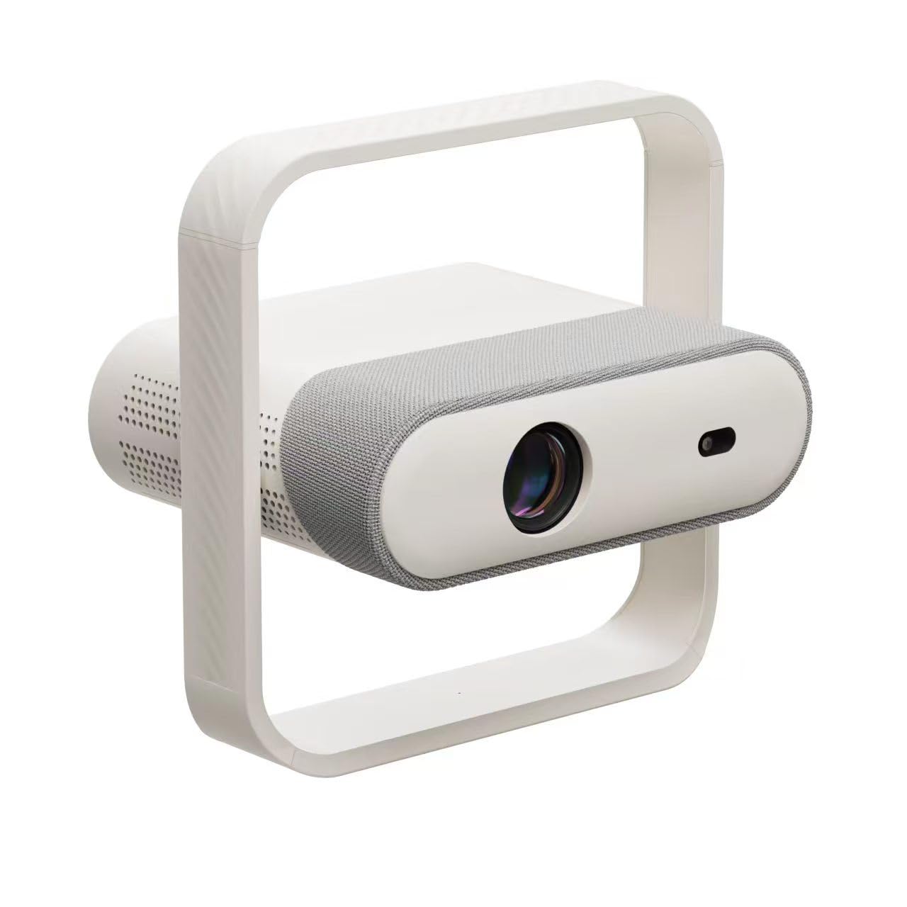 [App integrate] Proiettore WiFi 6 e Bluetooth 5.4, Mini proiettore Full HD 1080P compatibile 4K, Auto Focus, Auto Keystone, Rotazione 360°, Home Theater Portatile Compatibile HDMI/USB/TV Stick