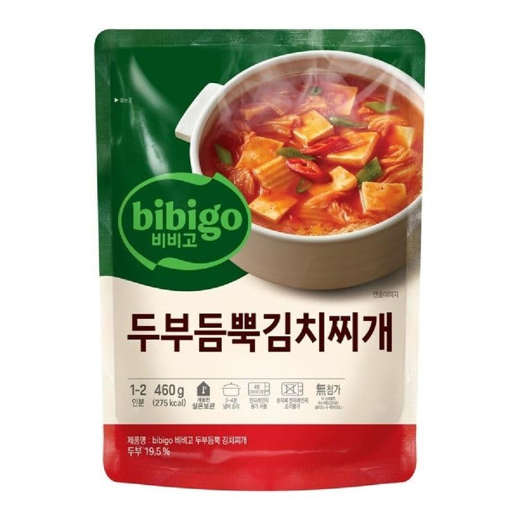 KOREAC_ Instan Traditional Korean Kimchi Stew with Tofu - 16.2oz (Pack of 2)