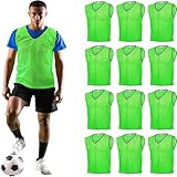 GSI Sports Bibs Pinnies Lot de 12 maillots de sport pour équipes de football, de cricket, ...