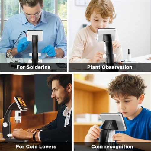 Microscope numérique pour observation des circuits et nature avec écran LCD 1080P