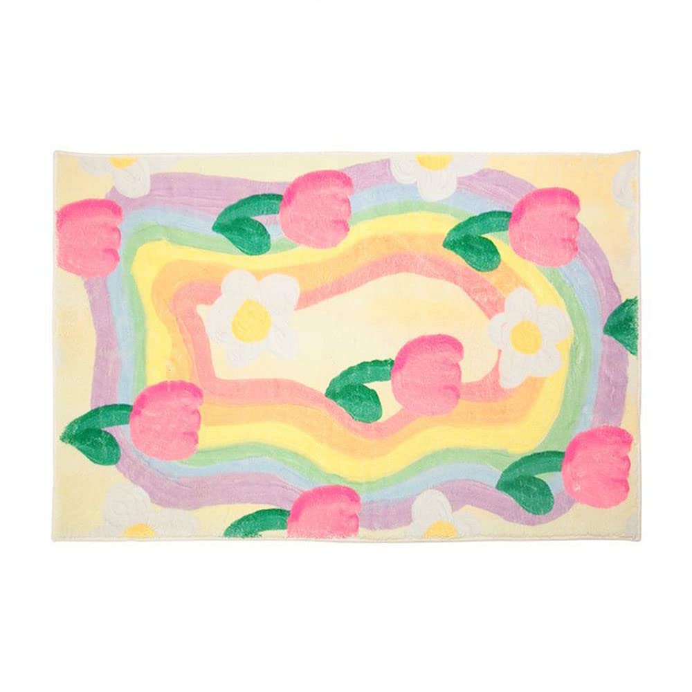 Tapis absorbant tulipes pour douche et sortie de bain sécurisée