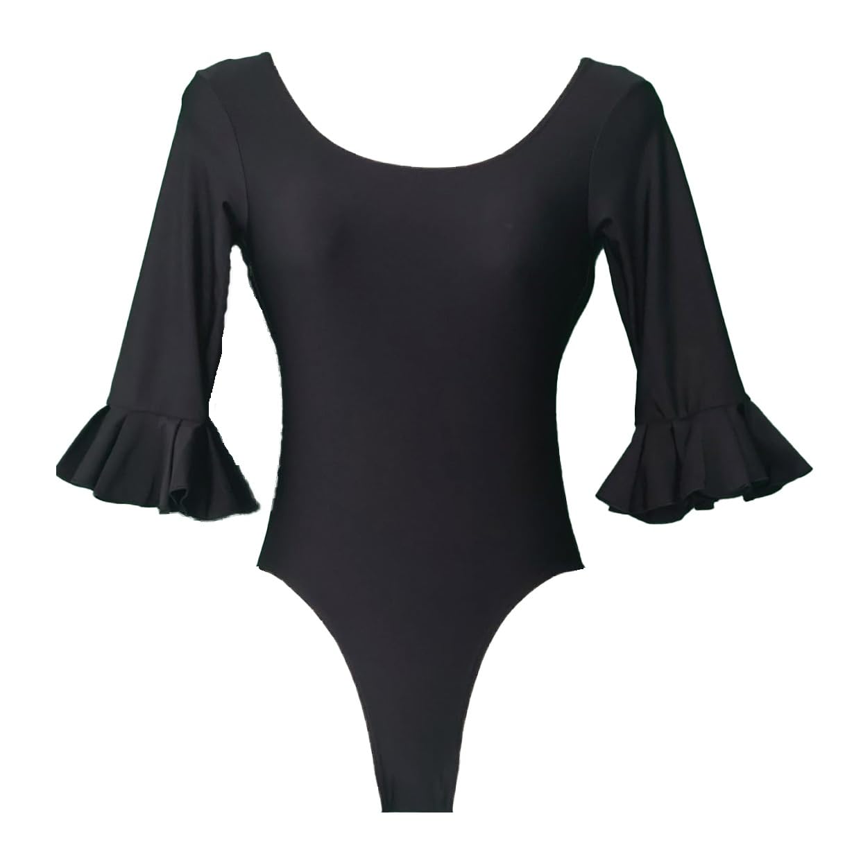 Body noir pour Flamenco et Danse adulte
