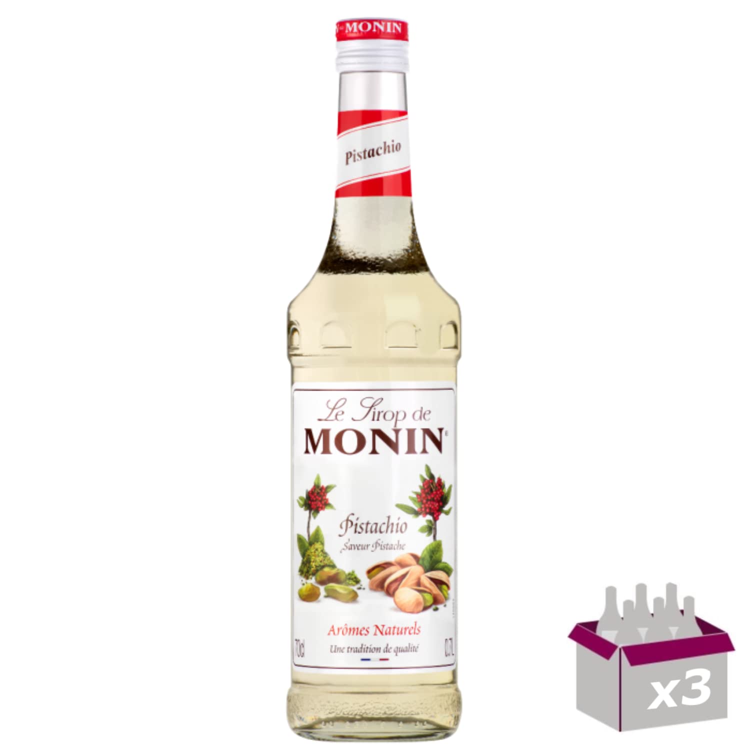 Lot de 3 Sirop - Pistache - 70cL