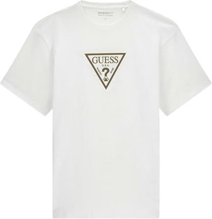 Guess Mens Eco Short Sleeve Terry Logo Tee