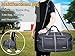 Woogwin Travel Duffel Bag Large Foldable Waterproof Overnight Bag for Beach Swim Bags Pool Sports Gym (60L Black)