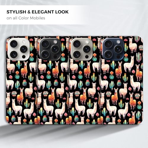 Coque iPhone 15 Pro Max motif lama cactus pour votre été