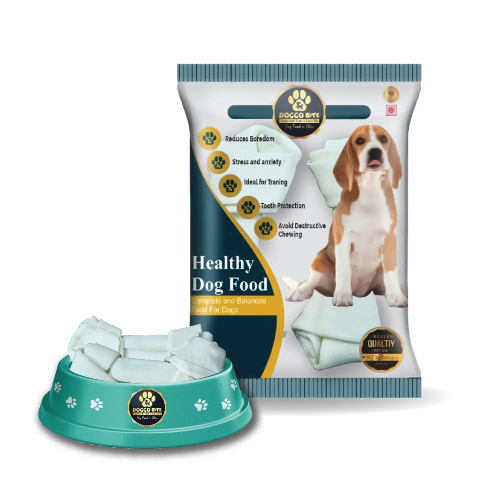 Doggo Bite Natural Milky Chews Knotted Dog Chewable Bones-Dog Treats, 6 inches Pack of 450G-All Life Stages (B0BF51FKHJ) Amazon Price History, Amazon Price Tracker