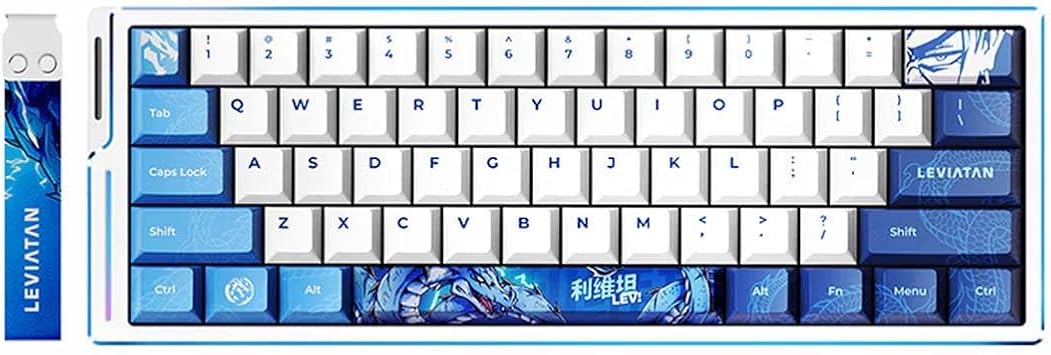 ATK Edge 60/63 HE Ultimate Gaming Keyboard, Wolves Esports x Leviatan Collaboration, CNC Aluminum, 8K Polling, 0.0013.3 mm Adjustable Actuation, RGB Magnetic Switches LEV 60 Gateron Jade Gaming