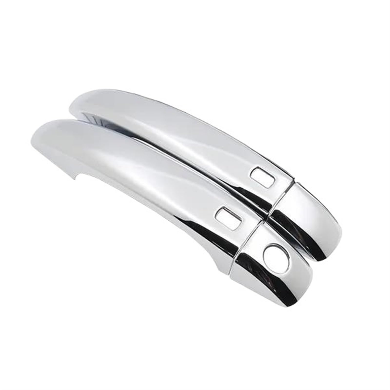 Lzbzhb 2Handle 2 Buttons Car Exterior Outsidedoor Handle For For A1 8X 2010~2018 Chrome For Smart Door Handle Cover Car Exterior Corate Accessories Protective Film Stickers Trim(2Handle 2 Buttons)