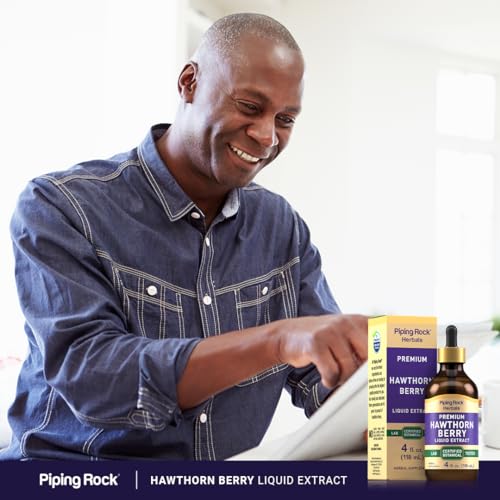 Piping Rock 31911 Hawthorn Berry Extract Liquid | 4 Fl Oz | Premium Tincture Supplement | Herbal Botanical Drops | Non Gmo, Gluten Free thumb #5