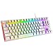 Produktbild Gaming-Tastatur mit USB-Anschluss, 87 Tasten, RGB-LED-Hintergrundbeleuchtung, 13 Lichteffekte, mechanisches Gefühl, wasserdicht, ergonomisch, 16 Tasten, PC-Gaming-Tastatur, kompatibel mit PC, Büro
