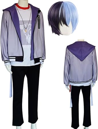Lmetsky Men Costume Outfit Men Suit Uniform Halloween Christmas