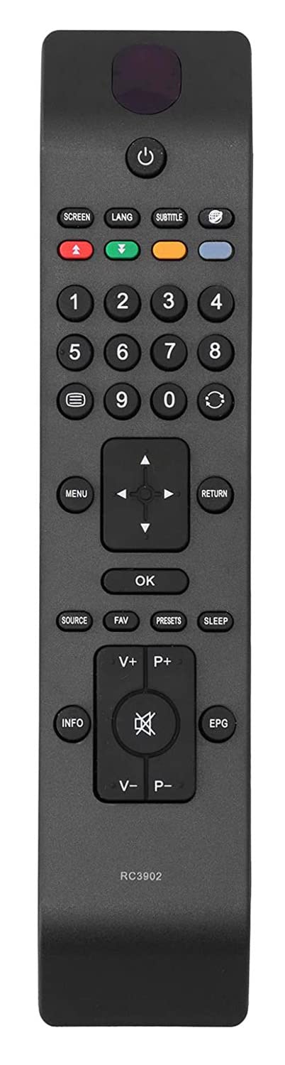 RC3902 Telecomando di ricambio - VINABTY RC-3902 Telecomando per HITACHI L46VN05U 19H8L02U 22H8L03U L32VK05U L32VK06U L42VK04UA L42VK04U L42VK05U L42VK06U L42VK06UB L46VF04U per BUSH DLED32165HD TV