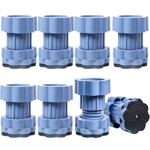 Coussin Rehausseur Universel Pour Base De Machine À Laver, Antidérapant Et Absorbant Les Chocs Pour Lave-linge Et Réfrigérateur, Résistant À L'humidité Et Silencieux (8pack)