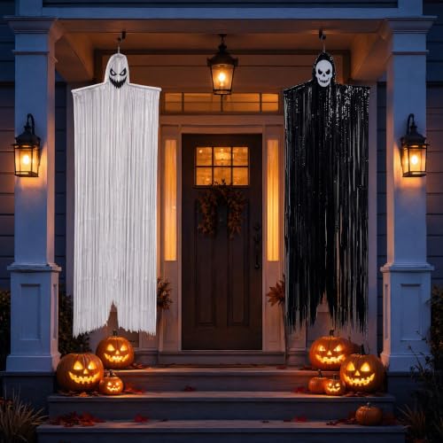 Bekecidi 2 Pack Hanging Ghosts Halloween...