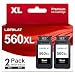 Produktbild LOFBLAT PG-560XL 560XL Druckerpatronen Multipack Ersatz für Canon Patronen 560 560 PG 560 XL schwarz für Canon Pixma TS5350 TS5351 TS5352 TS5353 TS7451 TS7450 TS55450 TS5451 Drucker (2er-Pack)