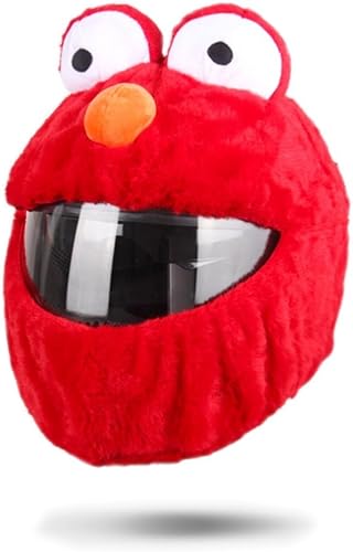 Miniatura 18 de Funda para casco de motocicleta de cara completa, fácil de instalar, tapa antipolvo, casco de motocicleta, paseos divertidos, juego de felpa Gorro