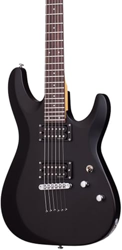 Miniatura 3 de Schecter 430 C-6 Deluxe Guitarra eléctrica de cuerpo sólido, color negro, acabado satinado., SMLB