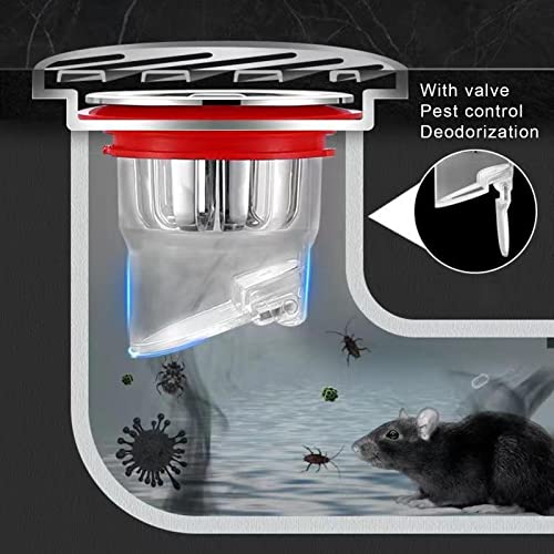 Filtro de Ralo do Banheiro | Desentupidor de drenagem de piso de refluxo - Válvula de drenagem unidi
