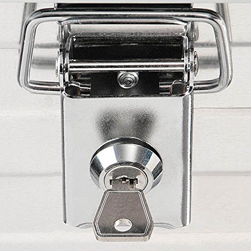 Enders Alubox 47 L + 80 L mit 2x Schloss Set - Aluminium Box 1 mm Wandstärke, spritzwasserdicht, stapelbar - Alu Box, Alukiste, Metallbox - verwendbar als Transportbox, Lagerbox, Werkzeugkiste