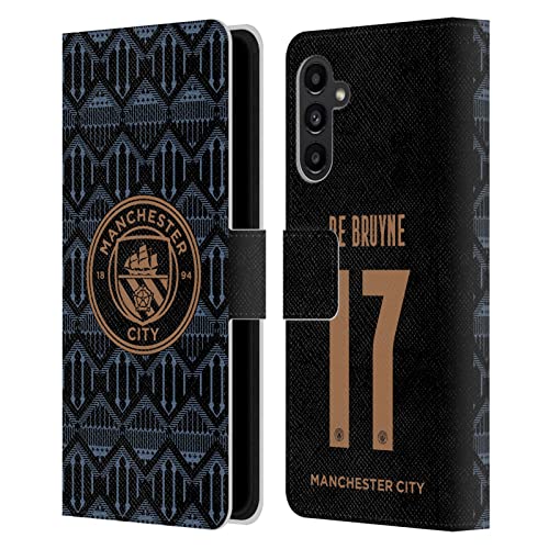 Protection Galaxy A13 5G Man City portefeuille cuir antichoc