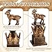 WinnerWhy Goat Trophy Greatest of All Time Sculpture Funny Goat Office Awards for Adults, Funny Recognition Trophy Appreciation Gift for Champion Award Winner Friend(Bronze Gold)