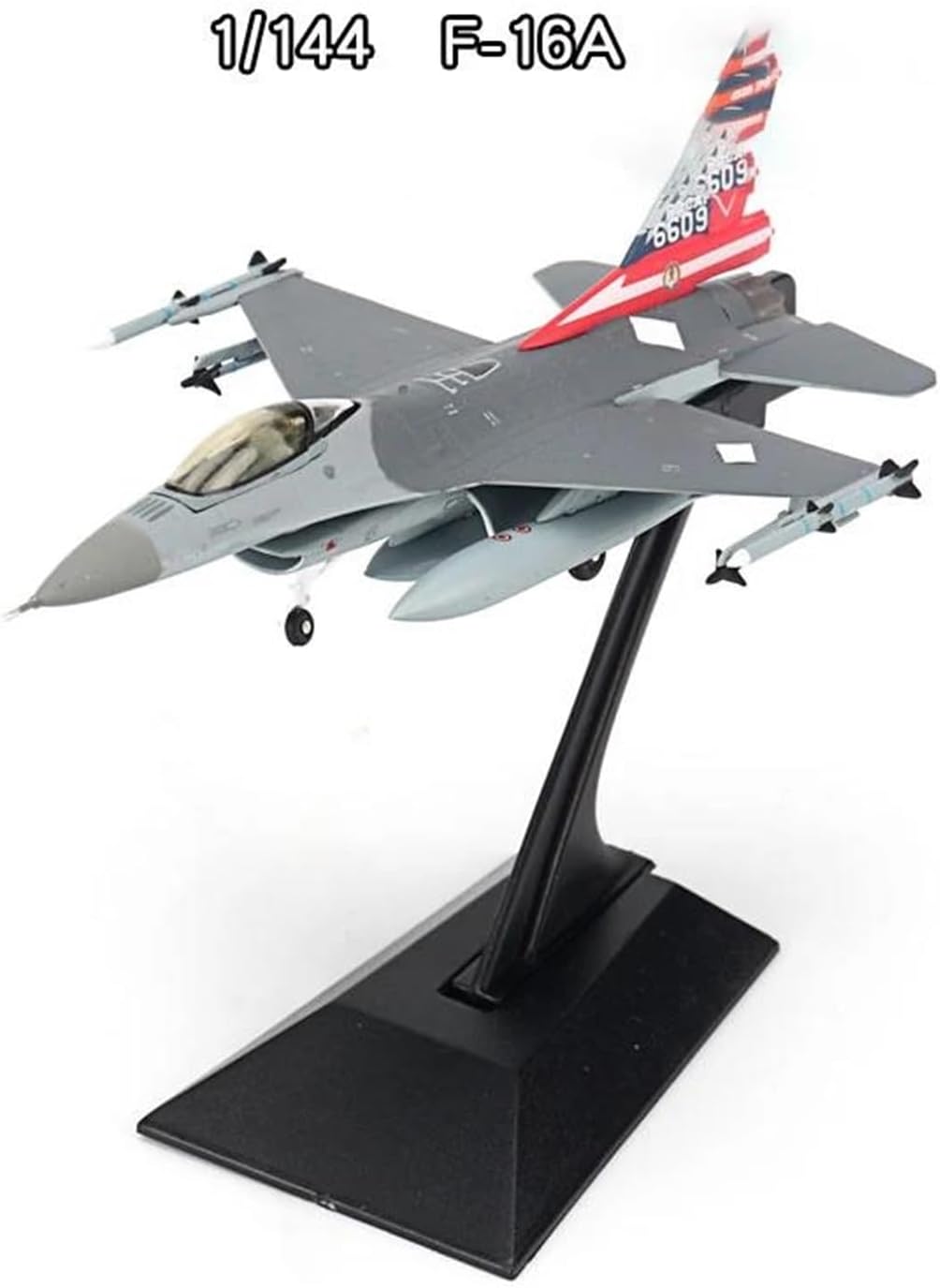 Miniature Scale 1 144 for Fighting Falcon F16A 455th Tactical Wing Alloy Aircraft Model CollectiAon Souvenir Display Flying Toy Game Kits