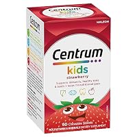 Centrum Kids, Multi Vitamin & Minerals Supplement, 60 Tablets | Supports Immunity, Healthy Eyes & Teeth