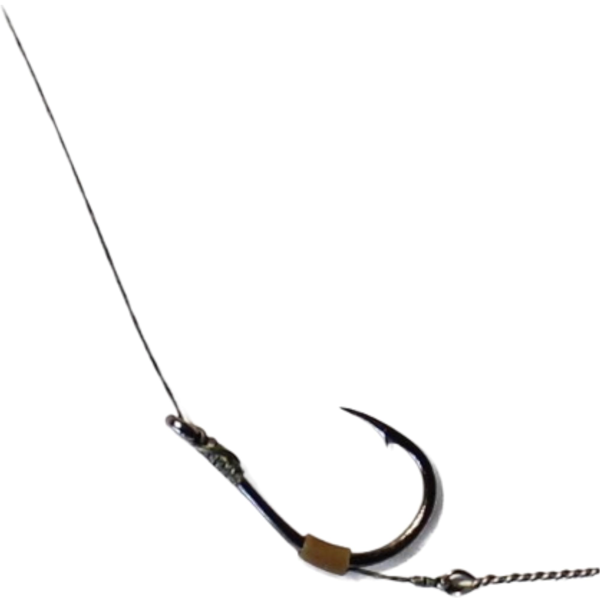 Set Di 10 Ami Da Pesca Method Feeder Con Filo Trecciato E Bait Spike Da 7 Mm, Misura N.8 Per Carpfishing