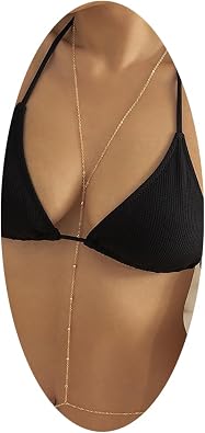 Gold Crystal Bra Body Chain Top Silver Rhinestones Halter Crop Beach Bikini Chest Chains Body Jewelry for Women