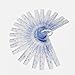 QccHieUs Feeler Gauge Set 21 in 1 21 Leaf Measurement Tools Industrial Portable Electronics 0.05mm to 3mm Metric Feeler Gauge