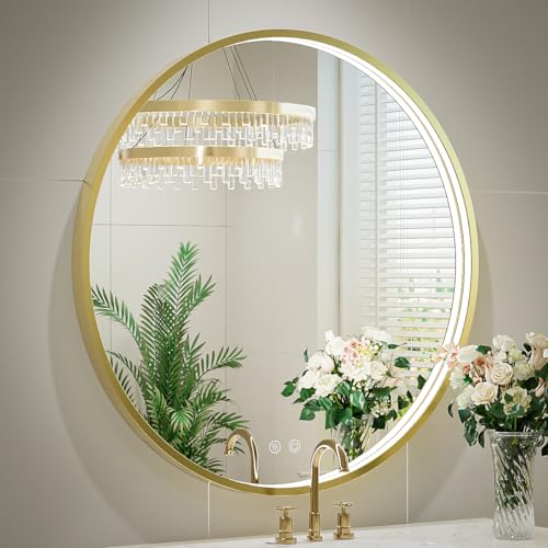 Miroir connecté LED 91,4 cm pour routine beauté matin