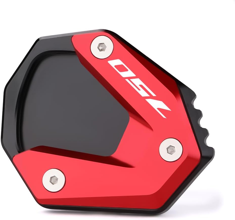 Motorcycle Side Stand Extension Kickstand Plate Compatible With H.onda CB750 H.ornet 2023 2024 2025 2026 | Foot Pad Support CB 750 Accessories (red)