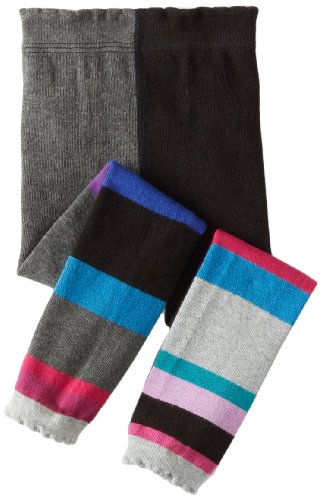 Jefferies Socks Girls 2-6X Color Block Footless Tights